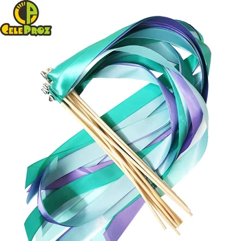 50Pcs Wedding Ribbon Wands Aqua Lavender Twirling Streamers Wedding Ribbon Stick Streamers Stick With Bell Send off Bell Wands
50Pcs Wedding Ribbon Wands Aqua Lavender Twirling Streamers Wedding Ribbon Stick Streamers Stick With Bell Send off Bell Wands