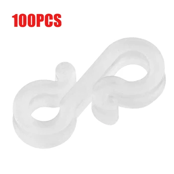 100pcs Portable S Shaped Fixed Club Translucence Home Plastic Hanging Mini Gutter Hooks Party Durable Outdoor Light Clips
100pcs Portable S Shaped Fixed Club Translucence Home Plastic Hanging Mini Gutter Hooks Party Durable Outdoor Light Clips