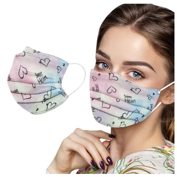 10/20/100pcs Adult Tie-dye Printing Face Mask Mascarillas Three-layer Disposable Mouth Mask Breathable Protective Mask Cover
10/20/100pcs Adult Tie-dye Printing Face Mask Mascarillas Three-layer Disposable Mouth Mask Breathable Protective Mask Cover