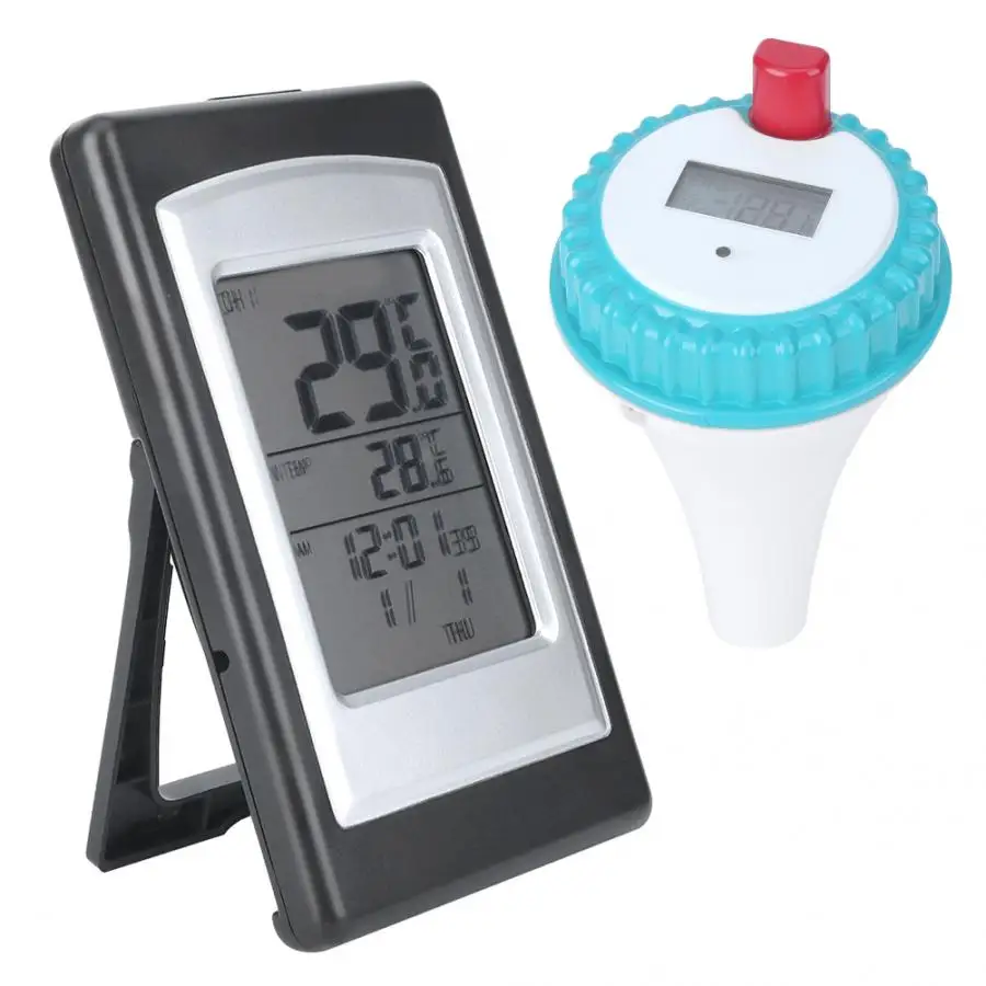 Swimming Pool Wireless Temperature Meter Floating Swimming Pool Thermometer Temp Remote Sensor Hot Tub Temperature Records 
Swimming Pool Wireless Temperature Meter Floating Swimming Pool Thermometer Temp Remote Sensor Hot Tub Temperature Records