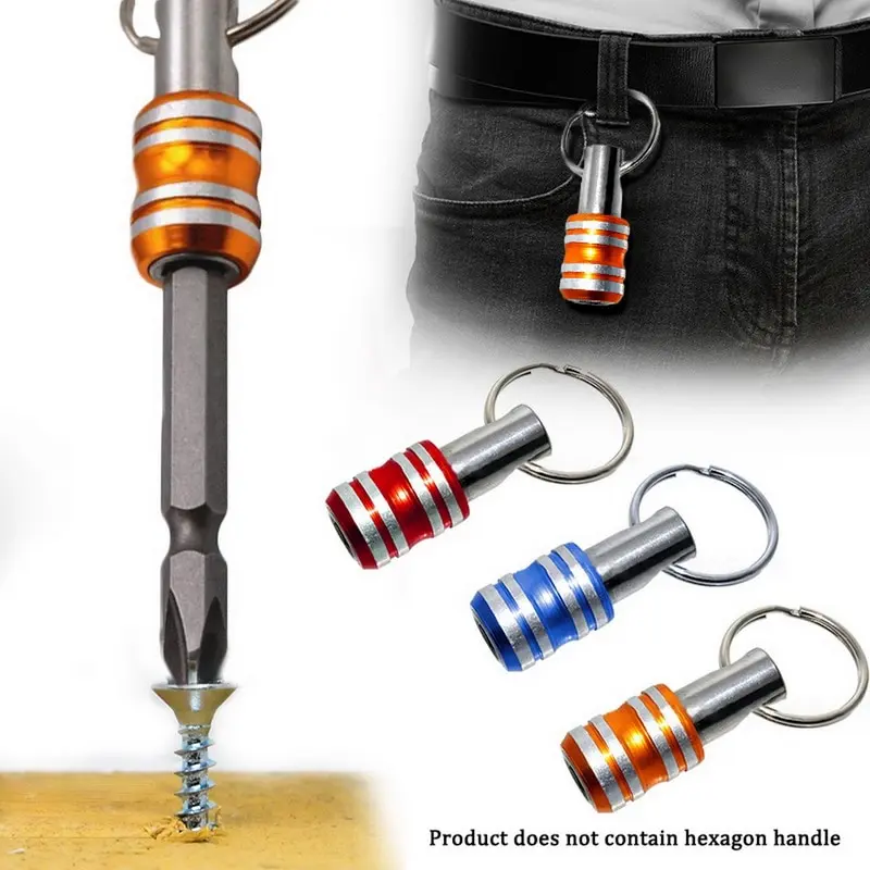 1/4 Inch Hex Shank Screwdriver Bits Holder Extension Bar Drill Screw Adapter Quick Release Easy Change Keychain
1/4 Inch Hex Shank Screwdriver Bits Holder Extension Bar Drill Screw Adapter Quick Release Easy Change Keychain