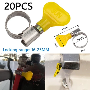 Thumb Screw Hose Clamps Worm Gear Hose Clamp Tough Easily Carrying Key Type Stainless Steel 201 Lightweight Tools
Thumb Screw Hose Clamps Worm Gear Hose Clamp Tough Easily Carrying Key Type Stainless Steel 201 Lightweight Tools