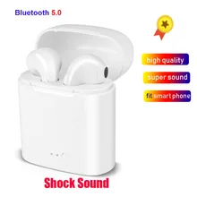I7s TWS Gêmeos V5.0 Fones de Ouvido Sem Fio Mini Bluetooth Stereo Headset fone de ouvido Para todos os celulares inteligentes(China)