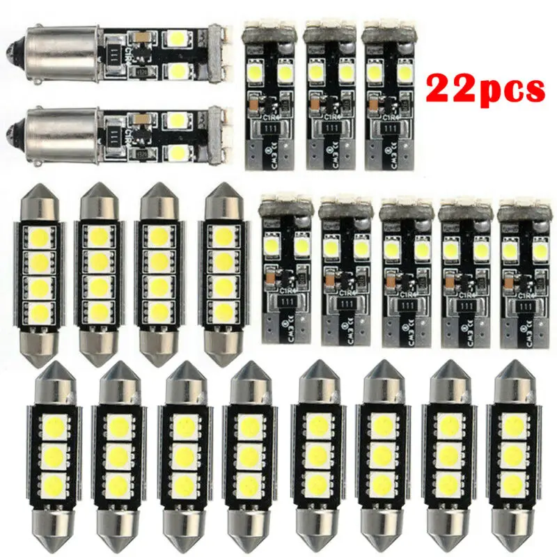 Universal 22pcs/Set DC 12V LED Lights Interior Upgrade Kit Xenon White 6000K Accessories Brand New And High Quality
Universal 22pcs/Set DC 12V LED Lights Interior Upgrade Kit Xenon White 6000K Accessories Brand New And High Quality