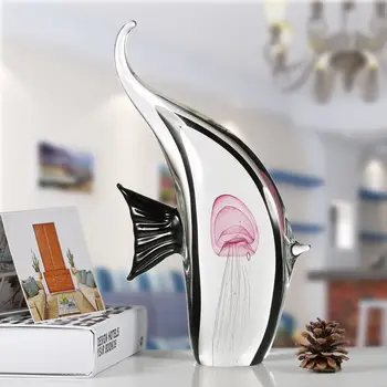 New Sculpture Elephant Fish Glass Sculpture Home Decoration Animal Ornament Gift Craft Decoration
New Sculpture Elephant Fish Glass Sculpture Home Decoration Animal Ornament Gift Craft Decoration