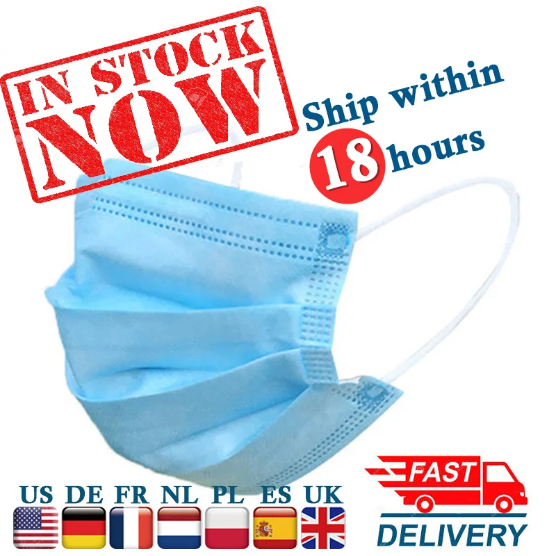 IN STOCK Disposable Masks Anti Virus Protective Mask Mouth Face Mask Filtration Mouth Cover Dust Masks 24/48 hour Fast Ship
IN STOCK Disposable Masks Anti Virus Protective Mask Mouth Face Mask Filtration Mouth Cover Dust Masks 24/48 hour Fast Ship