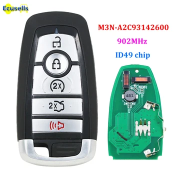 5 Button Smart Remote Key FSK 902mhz ID49 for Ford Edge Fusion 2017 2018 Expedition Explorer 2018 2019 FCC ID: M3N-A2C93142600
5 Button Smart Remote Key FSK 902mhz ID49 for Ford Edge Fusion 2017 2018 Expedition Explorer 2018 2019 FCC ID: M3N-A2C93142600