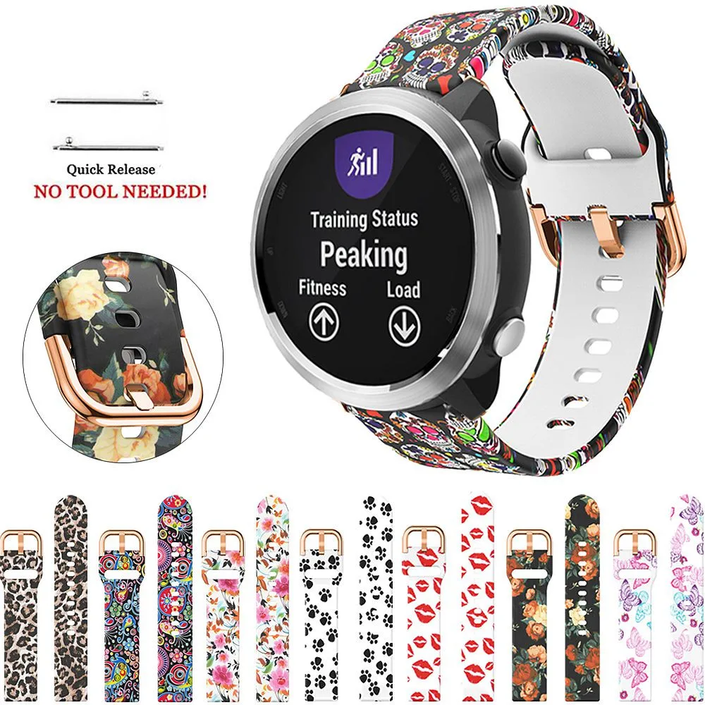 20mm Silicone Watchband Strap for Garmin Forerunner 645/645 Music Smart Bracelet Wrist Band for Vivoactive 3/Vivomove HR Correa
20mm Silicone Watchband Strap for Garmin Forerunner 645/645 Music Smart Bracelet Wrist Band for Vivoactive 3/Vivomove HR Correa