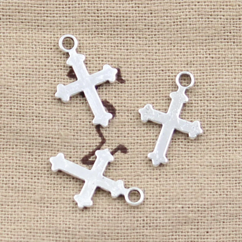20pcs Charms double sided cross 19x12mm Antique Silver Plated Pendants Making DIY Handmade Tibetan Silver Finding Jewelry
20pcs Charms double sided cross 19x12mm Antique Silver Plated Pendants Making DIY Handmade Tibetan Silver Finding Jewelry