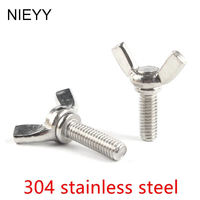 M3 M4 M5 M6 M8 M10 Hand Tighten Screws Butterfly Bolt Wing Thumb Screw Claw Nuts Bolts Fasteners Wood Screws
M3 M4 M5 M6 M8 M10 Hand Tighten Screws Butterfly Bolt Wing Thumb Screw Claw Nuts Bolts Fasteners Wood Screws