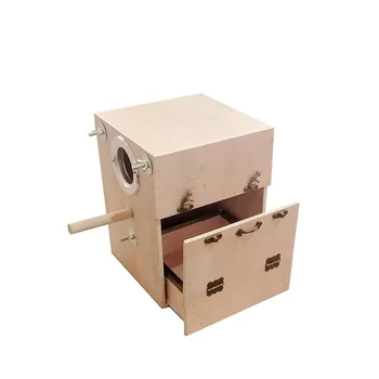 Parrot Breeding Box with Drawer Wood Bird Nest Warm Incubator Box House Parakeet Cage Hanging Bird Cages Accessories Supplies
Parrot Breeding Box with Drawer Wood Bird Nest Warm Incubator Box House Parakeet Cage Hanging Bird Cages Accessories Supplies