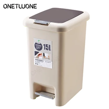 Plastic Pressing Type Trash Can Bucket Large Size Square Waste Bins Foot Pedal Home Trash Bin Garbage Bag Holder
Plastic Pressing Type Trash Can Bucket Large Size Square Waste Bins Foot Pedal Home Trash Bin Garbage Bag Holder