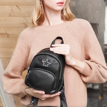 Leather women's bag 2019 new leather double shoulder bag fashion women's bag lykj-yx 
Leather women's bag 2019 new leather double shoulder bag fashion women's bag lykj-yx