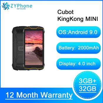 Cubot KingKong MINI 4" QHD 18:9 Screen Rugged Phone Waterproof 2000mAh 4G LTE Dual-SIM 3GB 32GB Android 9.0 Rear Camera Small
Cubot KingKong MINI 4" QHD 18:9 Screen Rugged Phone Waterproof 2000mAh 4G LTE Dual-SIM 3GB 32GB Android 9.0 Rear Camera Small