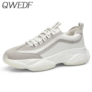 QWEDF Men's vulcanized shoes Men Sneakers Brand Designer Platform Chunky Sneakers Men Trainers Lace Up Color matching F6-83
QWEDF Men's vulcanized shoes Men Sneakers Brand Designer Platform Chunky Sneakers Men Trainers Lace Up Color matching F6-83