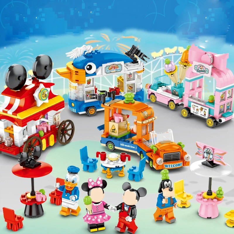 new 745 pcs Disney Streetscape castle Mickey Minnie Duck sy6578 plain trolley model blocks for girls boy toy gift
new 745 pcs Disney Streetscape castle Mickey Minnie Duck sy6578 plain trolley model blocks for girls boy toy gift