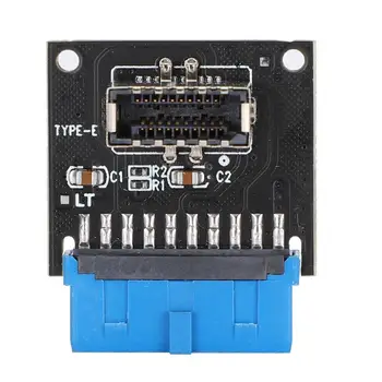 Motherboard Expansion Card USB3.0 Front 19PIN to 3.1 TYPE-C Front Type-E Adapter 20 to 19PIN for WINXP / for WIN7 / for WIN8
Motherboard Expansion Card USB3.0 Front 19PIN to 3.1 TYPE-C Front Type-E Adapter 20 to 19PIN for WINXP / for WIN7 / for WIN8