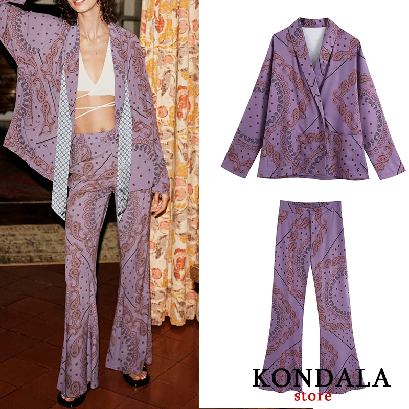 Women suits blazer za 2020 two pieces sets office lady double button floral print blazers jackets boot cut pants trousers female
Women suits blazer za 2020 two pieces sets office lady double button floral print blazers jackets boot cut pants trousers female