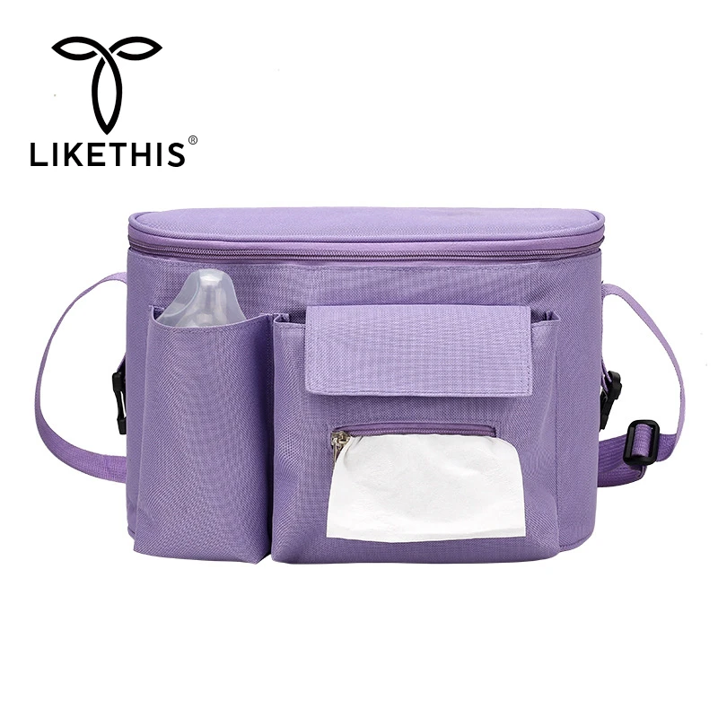 LIKETHIS Mommy Baby Bag Stroller Organizer For Diaper Solid Zipper Shoulder Bag Baby Storage Portable Bolsa Feminina Nappy Caddy 
LIKETHIS Mommy Baby Bag Stroller Organizer For Diaper Solid Zipper Shoulder Bag Baby Storage Portable Bolsa Feminina Nappy Caddy