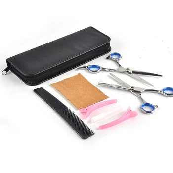 7PCS Professional Hairdressing Scissors Kit Hair Cutting Scissors Hair Scissors Tail Comb Hair Cape Hair Cutter Comb
7PCS Professional Hairdressing Scissors Kit Hair Cutting Scissors Hair Scissors Tail Comb Hair Cape Hair Cutter Comb