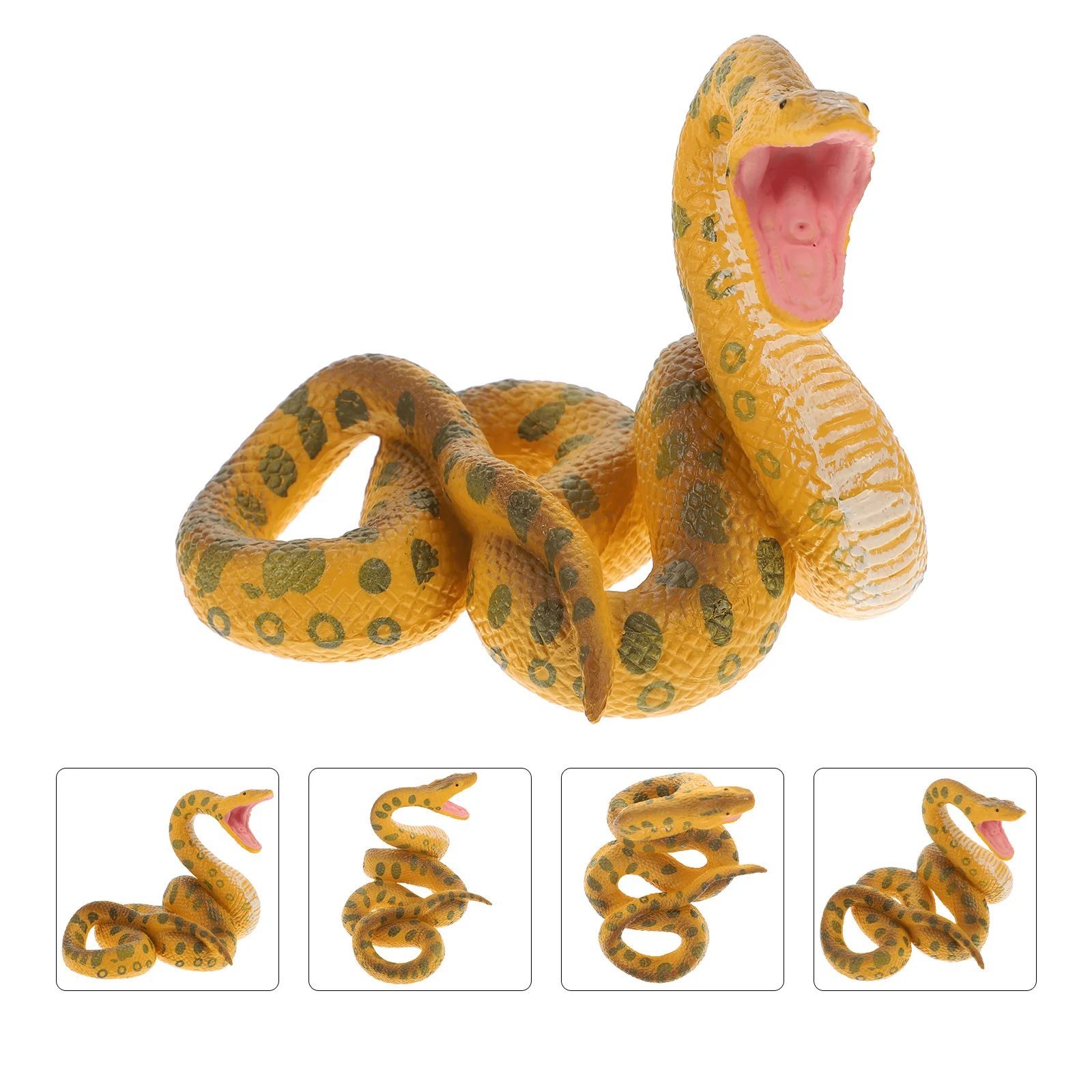 Фото 1 шт. высококлассная модель змеи маленькая фигурка боа реквизит для трюка |