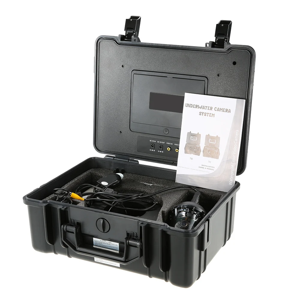 DVR Video Recorder Fishing Underwater Camera 360 Degree 7" LCD Rotating CCD 650TVL Fish Finder Fish Detector Monitor
DVR Video Recorder Fishing Underwater Camera 360 Degree 7" LCD Rotating CCD 650TVL Fish Finder Fish Detector Monitor