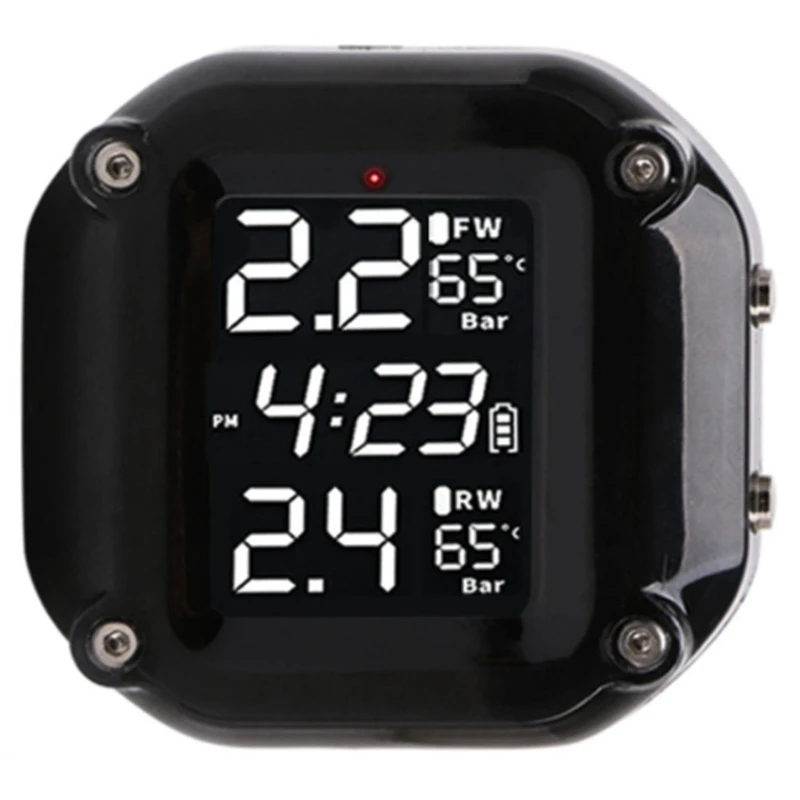 Motorcycle Tire Pressure Monitor System Moto TPMS Auto Bike Tyre Alarm LCD Real Time Monitor for Two-Wheeled Motorcycle
Motorcycle Tire Pressure Monitor System Moto TPMS Auto Bike Tyre Alarm LCD Real Time Monitor for Two-Wheeled Motorcycle