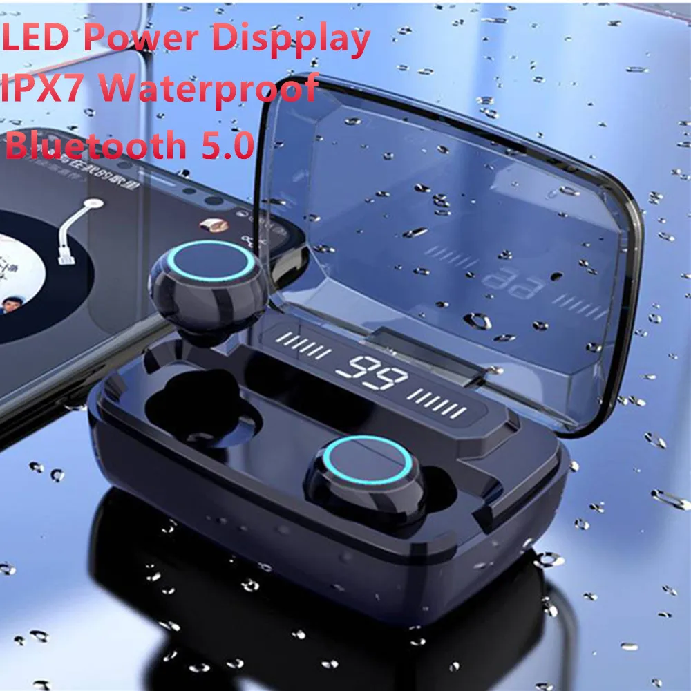 Wireless Bluetooth V5.0 Earphone M11 TWS LED Touch Control Earphones Noise-Reduction Earbuds Stereo HiFi Headset with Power Bank
Wireless Bluetooth V5.0 Earphone M11 TWS LED Touch Control Earphones Noise-Reduction Earbuds Stereo HiFi Headset with Power Bank