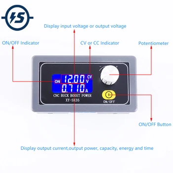 Adjustable Automatic Buck Boost Power Supply Module CCCV Step UP DOWN Voltage Converter Solar Charging DC-DC 5V 12V 24V
Adjustable Automatic Buck Boost Power Supply Module CCCV Step UP DOWN Voltage Converter Solar Charging DC-DC 5V 12V 24V