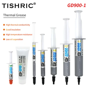 TISHRIC 1/3/5/7/15/30g Thermal Paste For CPU Heatsink Cooler Thermal Grease GD900 1 Thermally Conductive Adhesive Water Cooling
TISHRIC 1/3/5/7/15/30g Thermal Paste For CPU Heatsink Cooler Thermal Grease GD900 1 Thermally Conductive Adhesive Water Cooling