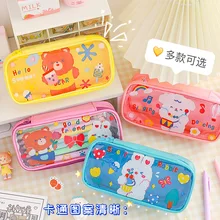 New Kawaii Transparent Pencil Case Multifunctional Large Capacity Pen Bag Stationery Pouches Back To School Crafts
New Kawaii Transparent Pencil Case Multifunctional Large Capacity Pen Bag Stationery Pouches Back To School Crafts