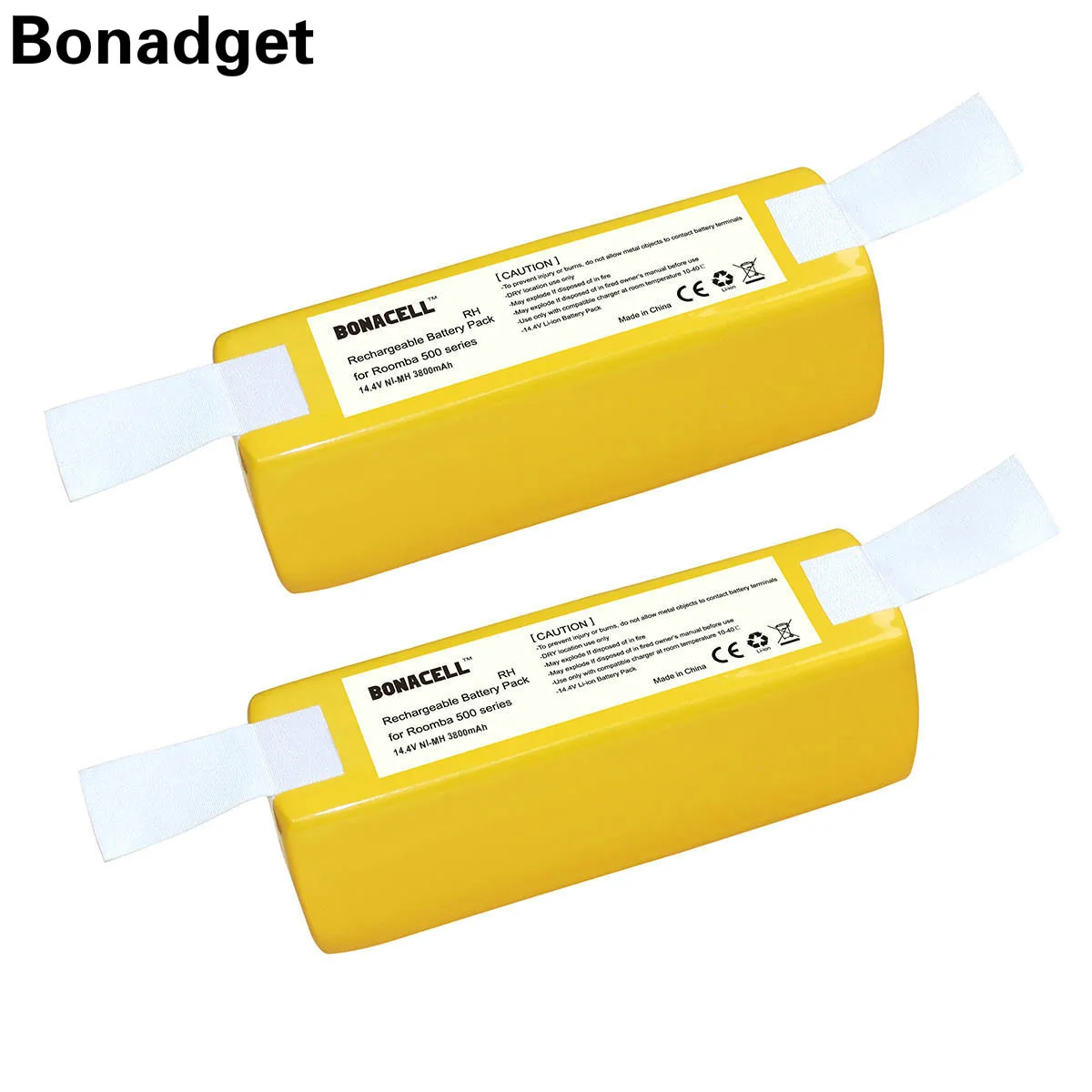 Bonadget 14.4V 3800mAh Ni-MH Rechargeable Battery for Irobot Roomba 500 510 530 531 535 540 545 550 560 562 570 580 581 600 780
Bonadget 14.4V 3800mAh Ni-MH Rechargeable Battery for Irobot Roomba 500 510 530 531 535 540 545 550 560 562 570 580 581 600 780