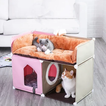 Warm Cat Nest Can Be Used In All Seasons Enclosed Waterproof Pets Cat House Cat Sleeping Bed Pet Sleeping Supplies
Warm Cat Nest Can Be Used In All Seasons Enclosed Waterproof Pets Cat House Cat Sleeping Bed Pet Sleeping Supplies