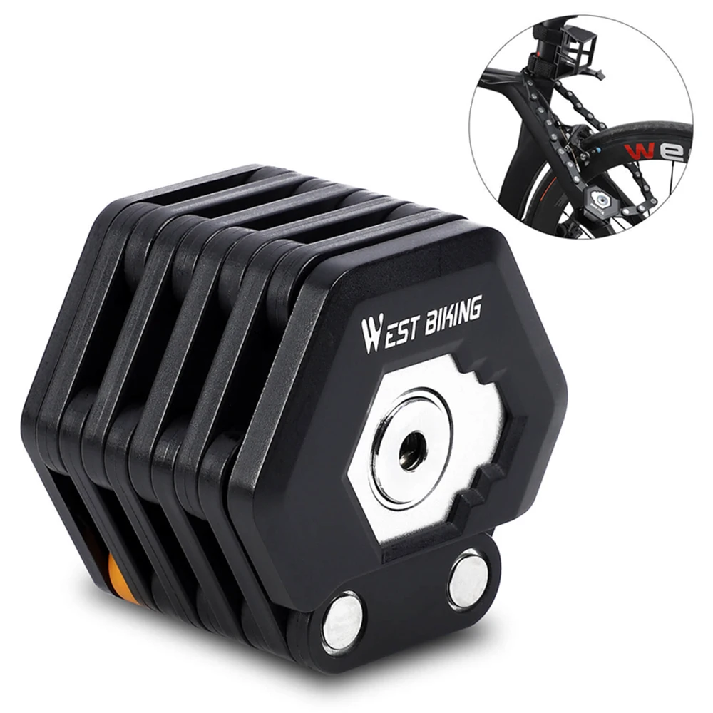 Foldable Cycling Lock With 3 Key Hamburg-Lock Alloy Anti-Theft Strong Security Bicycle Mount Bracket Chain Lock Bike Accessories
Foldable Cycling Lock With 3 Key Hamburg-Lock Alloy Anti-Theft Strong Security Bicycle Mount Bracket Chain Lock Bike Accessories
