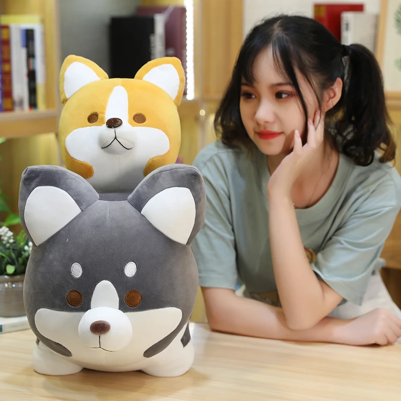 

25/35/45cm Cute Shiba Inu Dog Plush Toy Stuffed Soft Animal Cartoon Pillow Lovely Christmas Gift for Kids Valentine Present