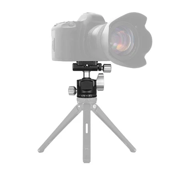 D-25C Mini Ball Head Aluminum Alloy Tripod Head with 1/4 Inch & 3/8 Inch Screw Mount for DSLR ILDC Camera 360 Degree Movement
D-25C Mini Ball Head Aluminum Alloy Tripod Head with 1/4 Inch & 3/8 Inch Screw Mount for DSLR ILDC Camera 360 Degree Movement
