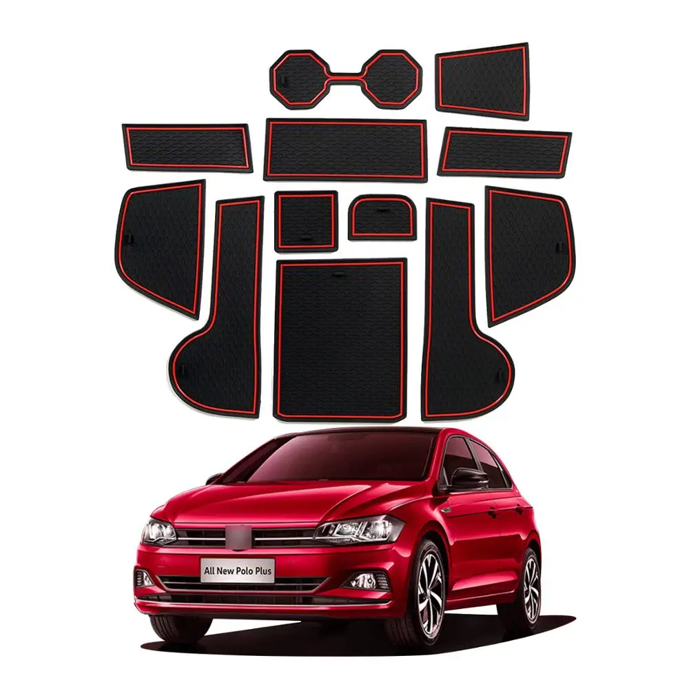 LFOTPP 12pcs Anti-Slip Pad Rubber Gate Slot Cup Mat For Volkswagen Polo MK6 2018 2019 Automotive Interior Styling Accessories
LFOTPP 12pcs Anti-Slip Pad Rubber Gate Slot Cup Mat For Volkswagen Polo MK6 2018 2019 Automotive Interior Styling Accessories