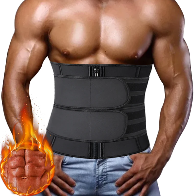 Mens Waist Trainer Corset Weight Loss Fitness Belt Fat Burning Body Shaper Compression Slimming Sheath Workout Sweat Trimmer 
Mens Waist Trainer Corset Weight Loss Fitness Belt Fat Burning Body Shaper Compression Slimming Sheath Workout Sweat Trimmer