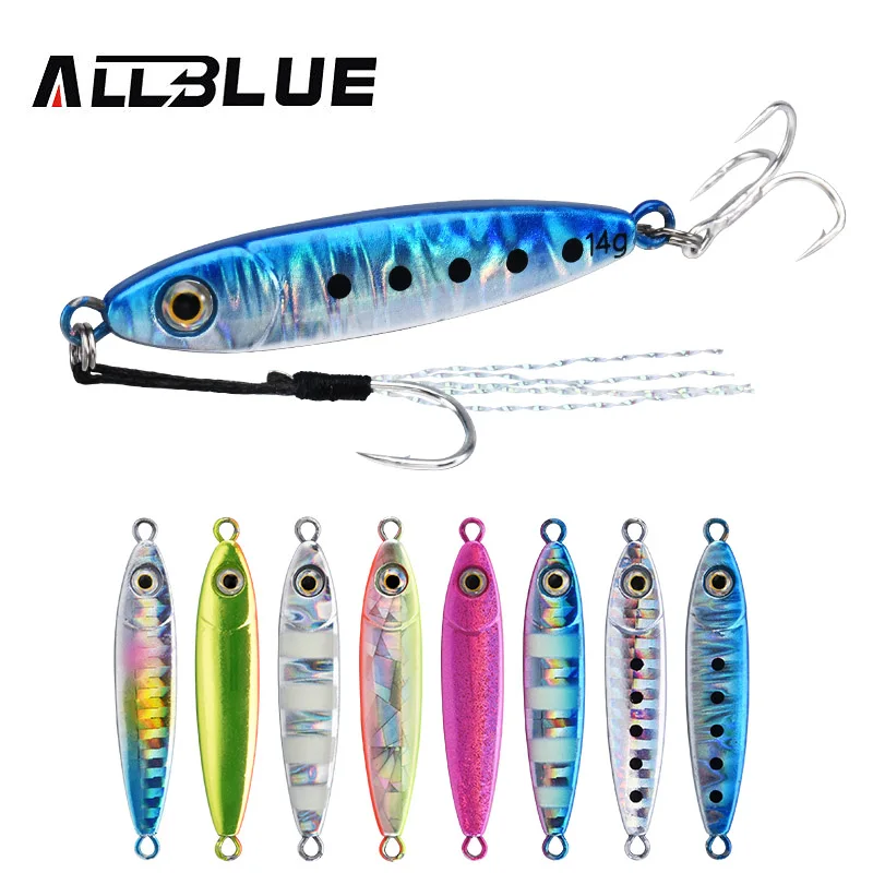 ALLBLUE 2020 Little Bit Micro Cast Jig 5g 7g 10g 14g Shore Metal Jigging Spoon Fishing Lure Lead Artificial Bait Casting Tackle
ALLBLUE 2020 Little Bit Micro Cast Jig 5g 7g 10g 14g Shore Metal Jigging Spoon Fishing Lure Lead Artificial Bait Casting Tackle