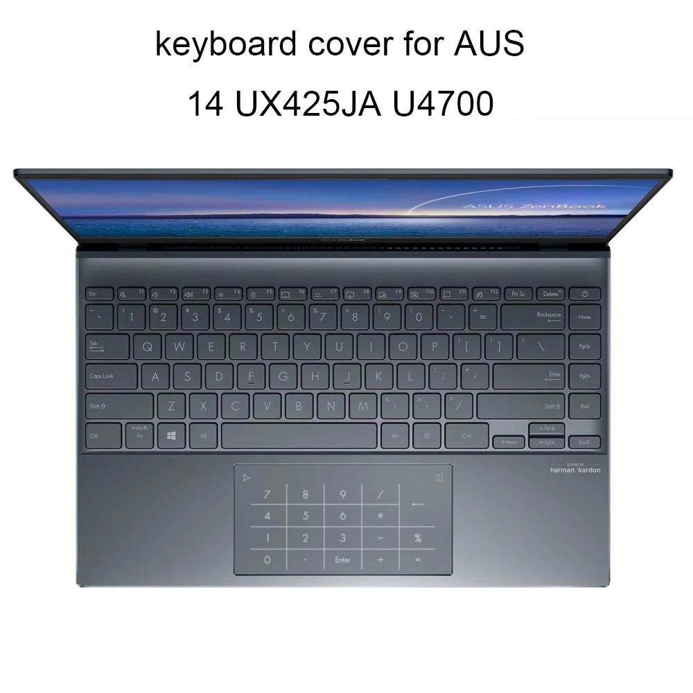 

Keyboard Covers 2020 for ASUS Zenbook 13 UX325 JA UX363JA U3700 14 UX425 JA U4700 TPU laptop keyboards clear cover silcone skin