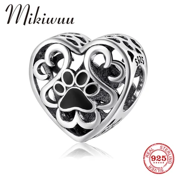 Dog paw print Animal Charm heart Beads 925 Silver Charms for Women Jewelry Making Fit Original Pandora charms beads Bracelet
Dog paw print Animal Charm heart Beads 925 Silver Charms for Women Jewelry Making Fit Original Pandora charms beads Bracelet