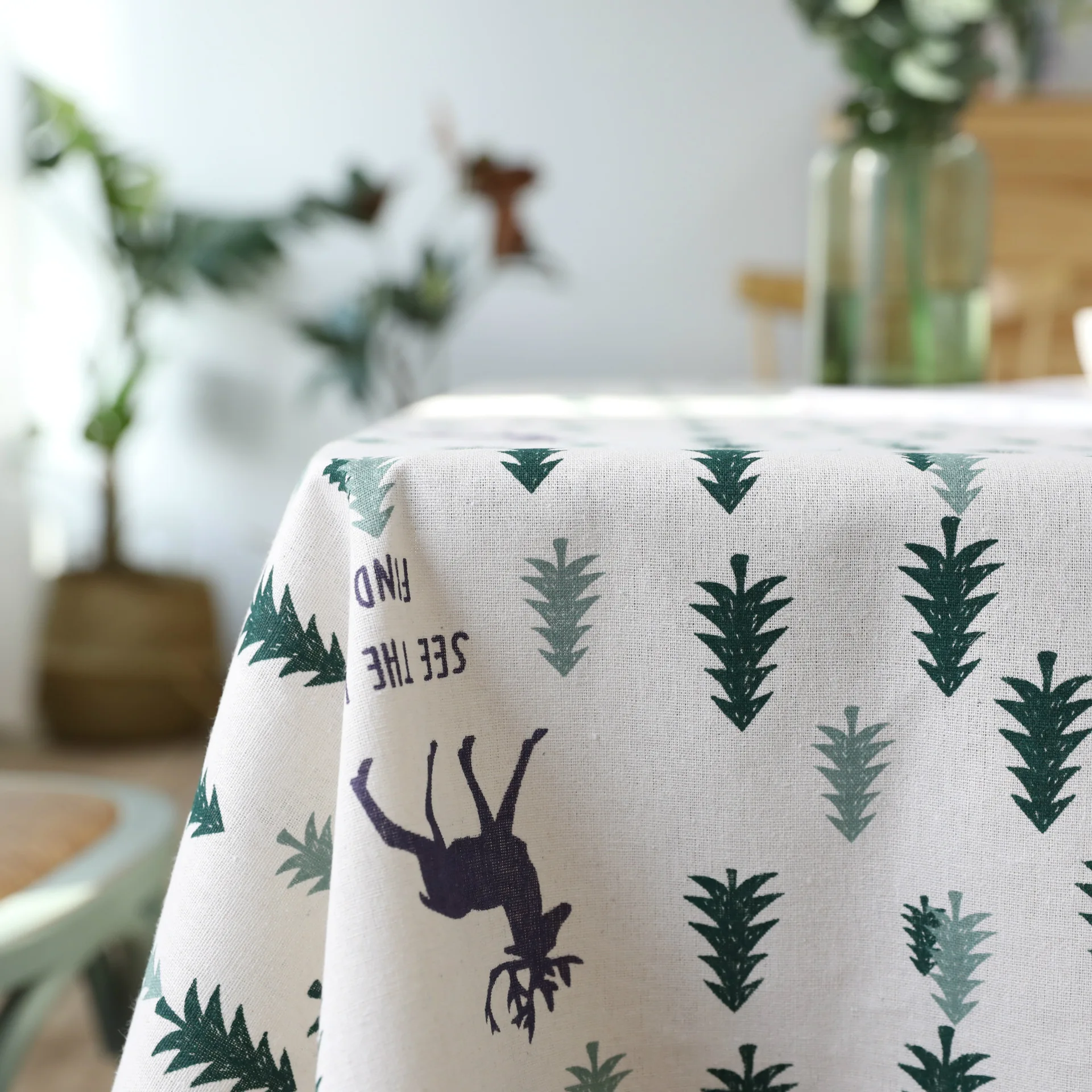 Korean style cotton hemp green tree modern simple fresh tablecloth table cloth tea table cloth table cloth
Korean style cotton hemp green tree modern simple fresh tablecloth table cloth tea table cloth table cloth