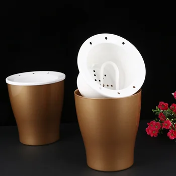 2pcs Plastic Lazy Flower Pot Practical Safe Creative Water Storage Pot Plants Holder for Office Home Garden
2pcs Plastic Lazy Flower Pot Practical Safe Creative Water Storage Pot Plants Holder for Office Home Garden