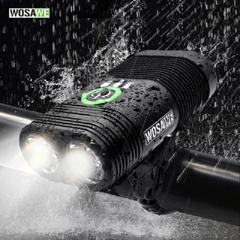 Wosawe Bicycle Light 2400 Lumen Bike light Cycling Front Light Handlebar Lamp SOS Strobe Rechargeable USB High Power Portable
Wosawe Bicycle Light 2400 Lumen Bike light Cycling Front Light Handlebar Lamp SOS Strobe Rechargeable USB High Power Portable