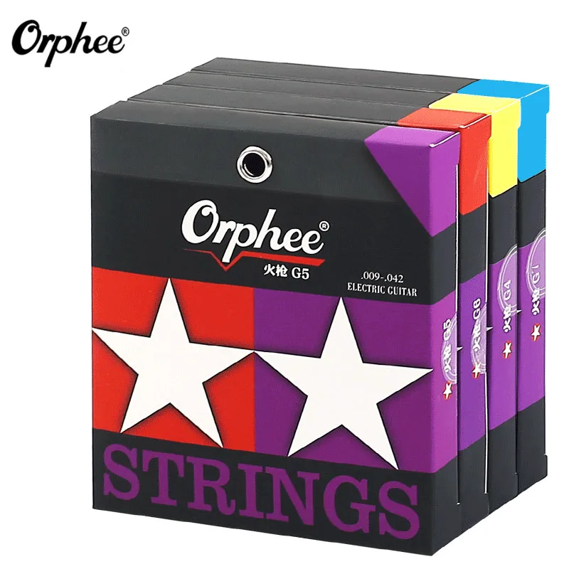 Orphee 6 Pieces/Set Electric Guitar Strings NEW G4 G5 G6 G7 Series Fir Gun Double Coating Anti-Rust High Level Guitar String
Orphee 6 Pieces/Set Electric Guitar Strings NEW G4 G5 G6 G7 Series Fir Gun Double Coating Anti-Rust High Level Guitar String