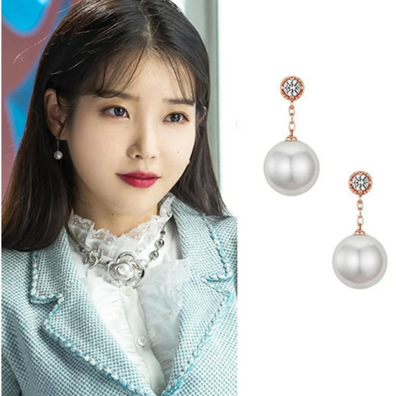New Fashion Rhinestone Temperament Simulated Pearl Drop Earrings Elegant Korean TV Star Women Wedding Party Jewelry Gifts
New Fashion Rhinestone Temperament Simulated Pearl Drop Earrings Elegant Korean TV Star Women Wedding Party Jewelry Gifts