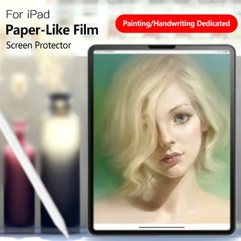 Paper Like Screen Protector For iPad Pro 12.9 11 10.5 9.7 Air 1 2 3 mini 4 5 Matte PET Anti-Glare Painting Film For Apple Pencil
Paper Like Screen Protector For iPad Pro 12.9 11 10.5 9.7 Air 1 2 3 mini 4 5 Matte PET Anti-Glare Painting Film For Apple Pencil