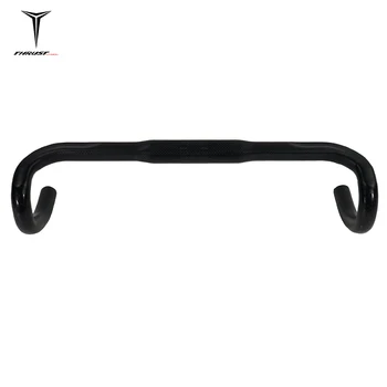 THRUST T1000 Bicycle accessories carbon fiber handlebar 3K matte 380mm 400mm 420mm 440mm road bike handlebar
THRUST T1000 Bicycle accessories carbon fiber handlebar 3K matte 380mm 400mm 420mm 440mm road bike handlebar