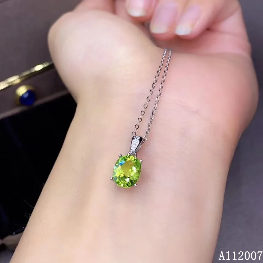 KJJEAXCMY fine jewelry 925 pure silver inlaid natural peridot girl new Pendant Necklace luxury Clavicle chain support test
KJJEAXCMY fine jewelry 925 pure silver inlaid natural peridot girl new Pendant Necklace luxury Clavicle chain support test