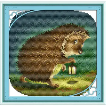Joy Sunday The Nocturnal Hedgehog Cartoon Simple Beginners Hand Embroidery ChineseCross StitchNeedlework Counted Print On Canvas
Joy Sunday The Nocturnal Hedgehog Cartoon Simple Beginners Hand Embroidery ChineseCross StitchNeedlework Counted Print On Canvas